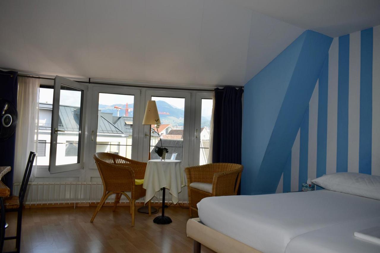 Hotel Baeren Lachen Bagian luar foto